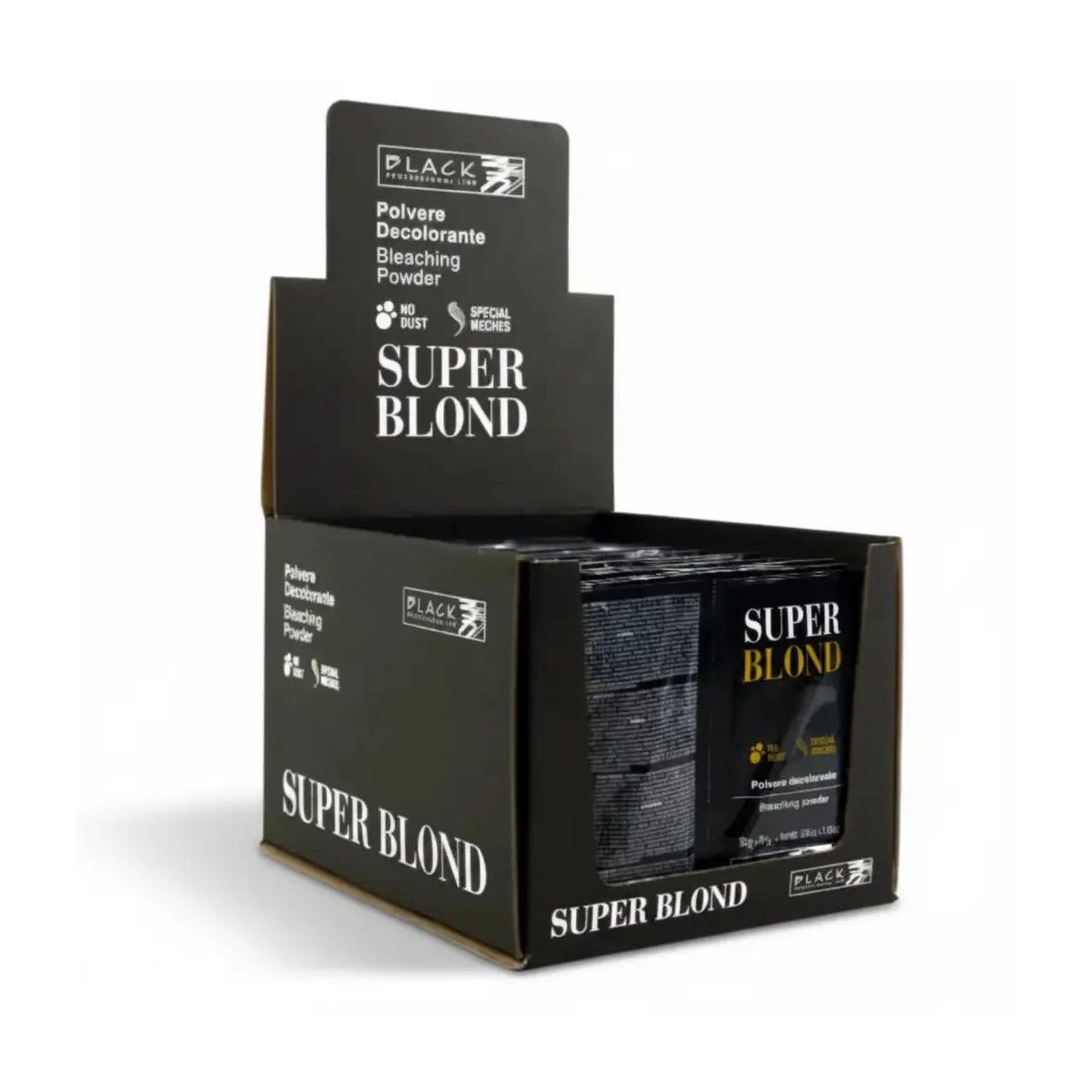 Blondierungspulver Blau & Aufhellung Salonbedarf Barbershop - Produktfoto auf weissem Hintergrund