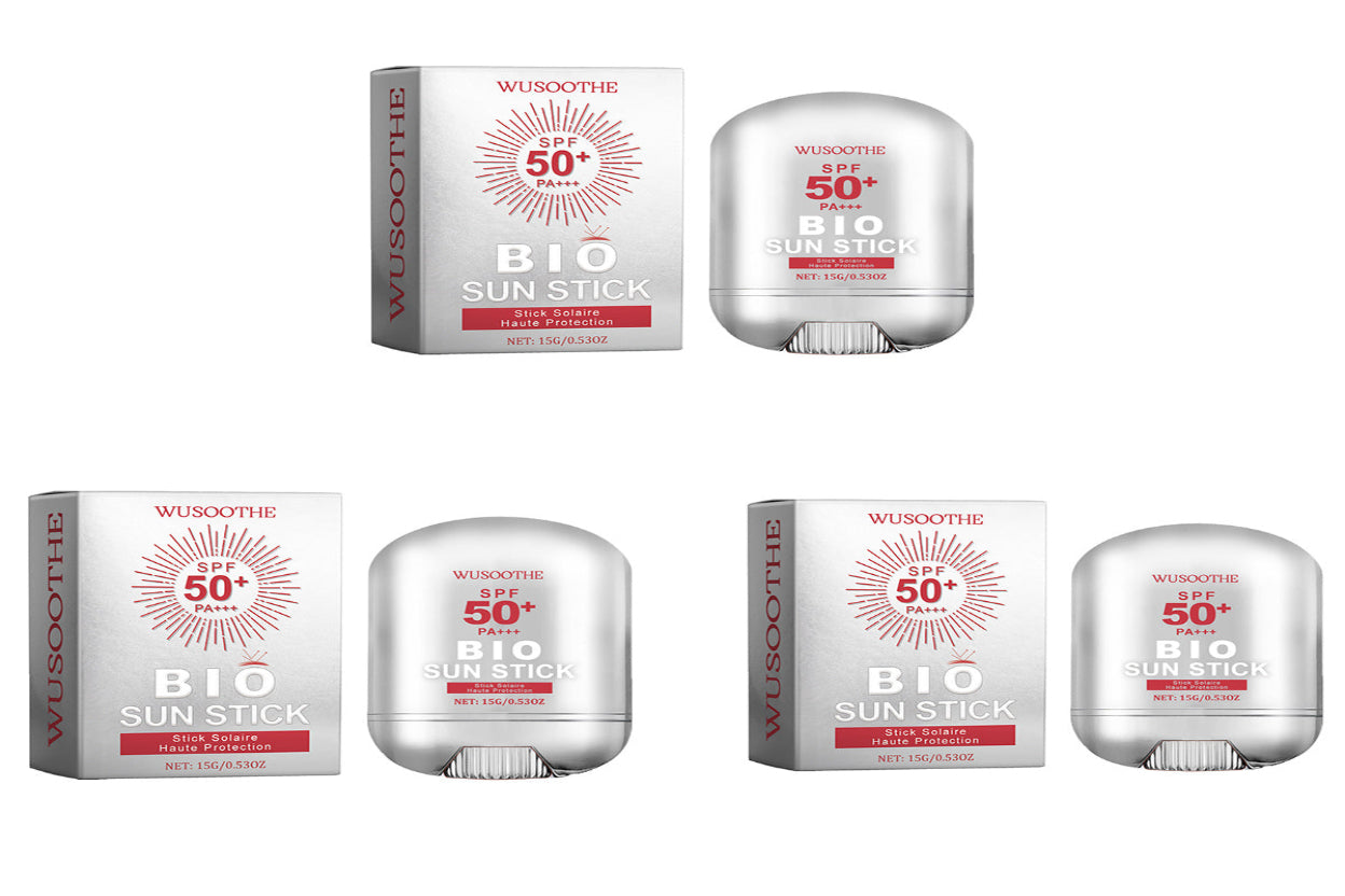 Sonnenschutz Stick SPF 50+ – 15g WUSOOTHE Bio Gesicht & Lippen