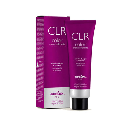 CLR COLOR evelon Professionelle Haarfarbe Colorations Färbecreme - Produktfoto auf weißem Hintergrund