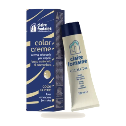 Colorationscreme Haarfarbe & Grauabdeckung Profi-Salonbedarf - Produktfoto auf weißem Hintergrund
