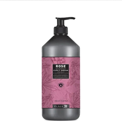 Locken Shampoo & Frizz-Kontrolle mit Bio-Baobaböl - Variantenfoto auf weissem Hintergrund