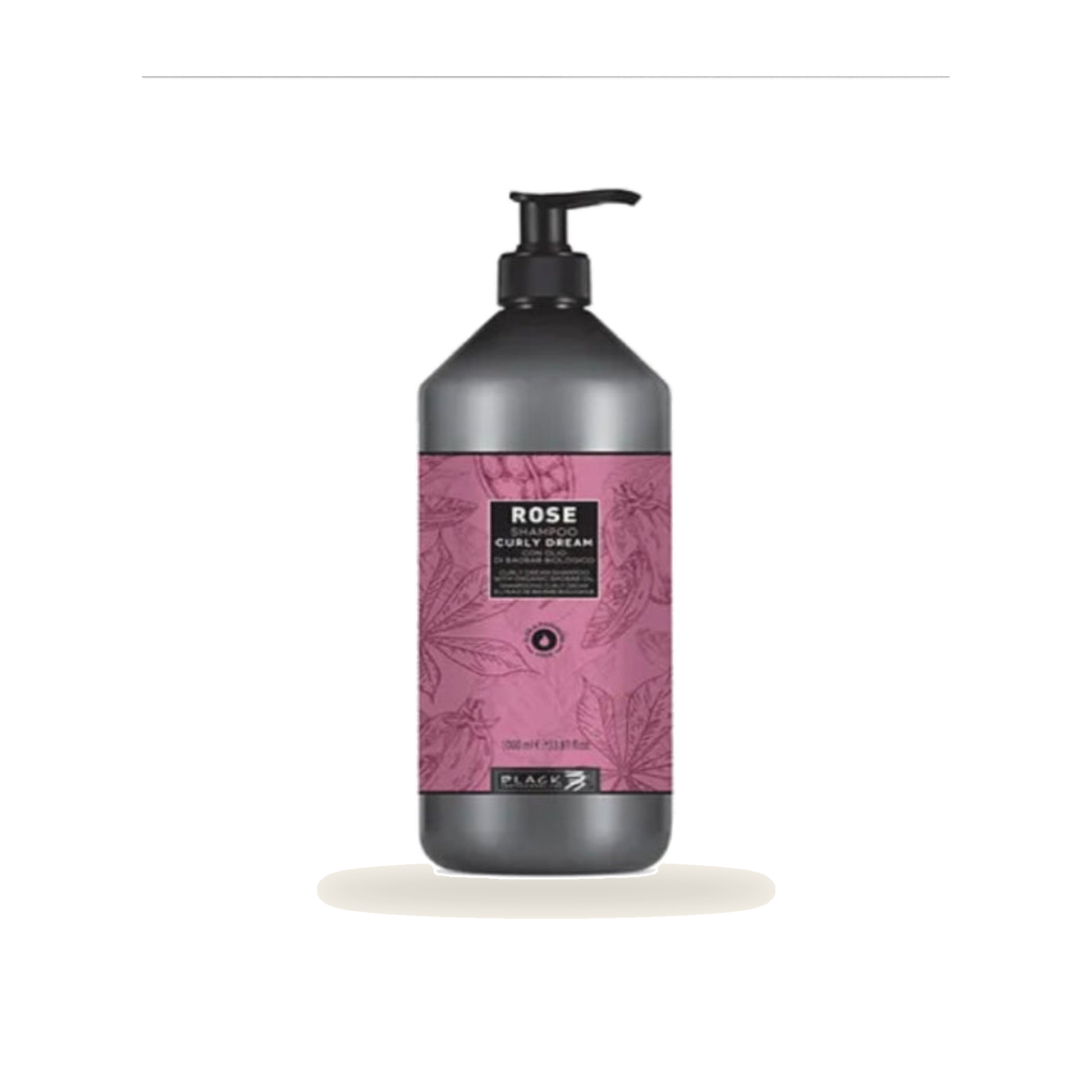Locken Shampoo & Frizz-Kontrolle mit Bio-Baobaböl - Variantenfoto auf weissem Hintergrund
