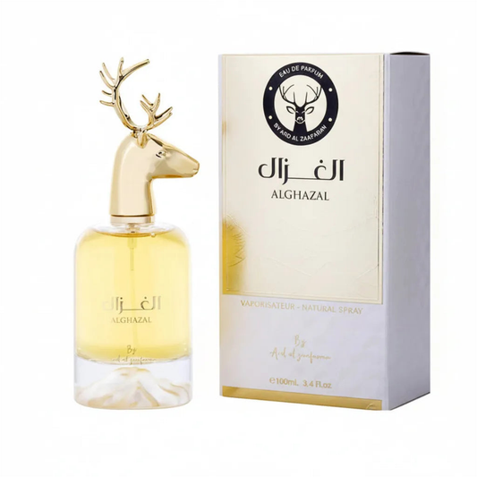 الغزال ALGHAZAL EDP 100 ml – Eleganter orientalischer Duft - Produktfoto auf weißem Hintergrund