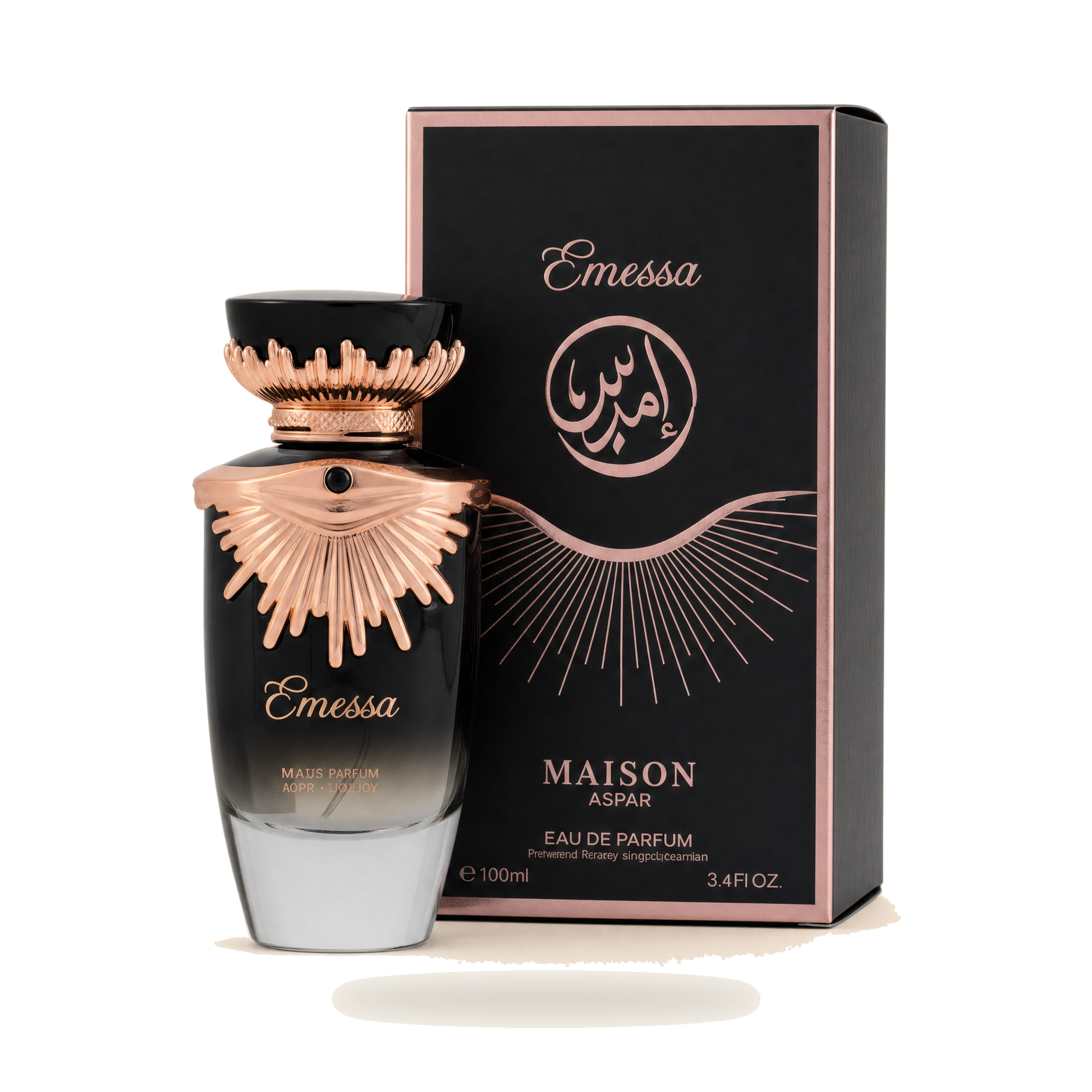 Emessa Long Lasting – Eau de Parfum (EDP) 100 ml - Produktfoto auf weißem Hintergrund