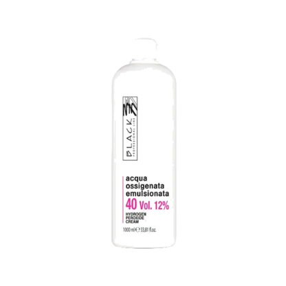Emulgiertes Wasserstoffperoxid Black Professional 5-40 Vol - Variantenfoto auf weissem Hintergrund