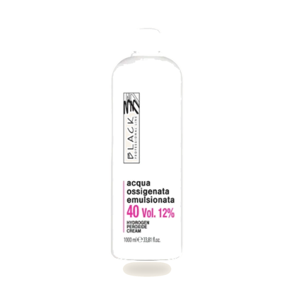 Emulgiertes Wasserstoffperoxid Black Professional 5-40 Vol - Variantenfoto auf weissem Hintergrund