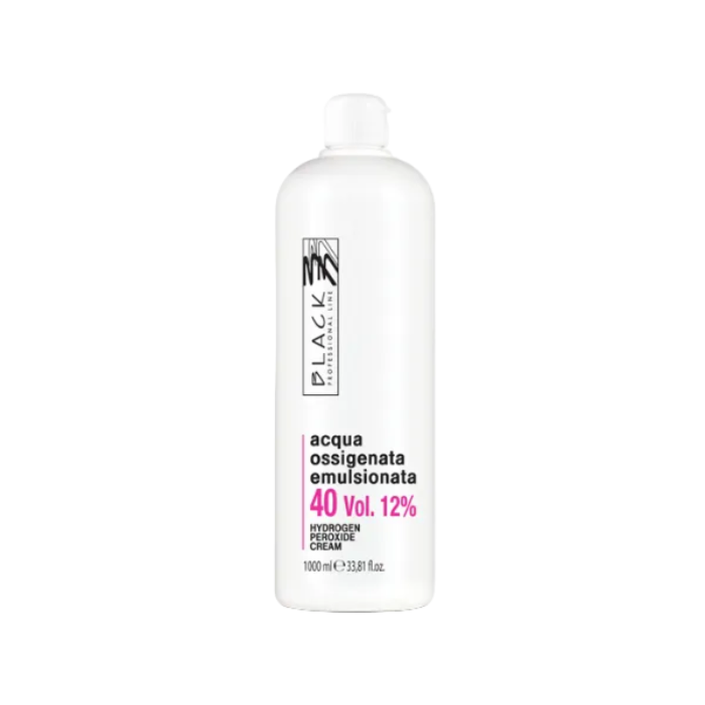 Emulgiertes Wasserstoffperoxid Black Professional 5-40 Vol - Variantenfoto auf weissem Hintergrund