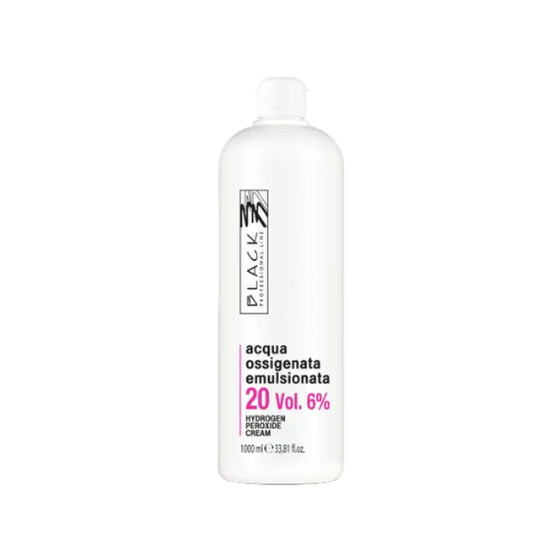 Emulgiertes Wasserstoffperoxid Black Professional 5-40 Vol - Variantenfoto auf weissem Hintergrund
