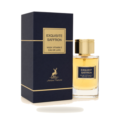 Exclusif Saffron Cologne Unisex EDP Spray 100 ml - Produktfoto auf weißem Hintergrund