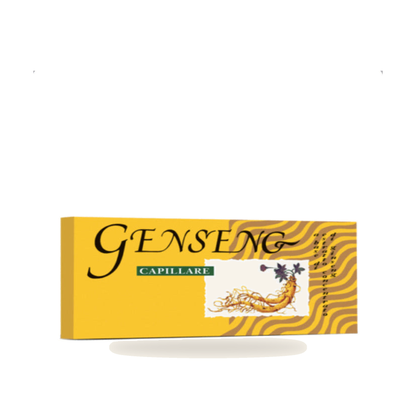 Genseng für trockenes und lebloses Haar - Produktfoto auf weißem Hintergrund