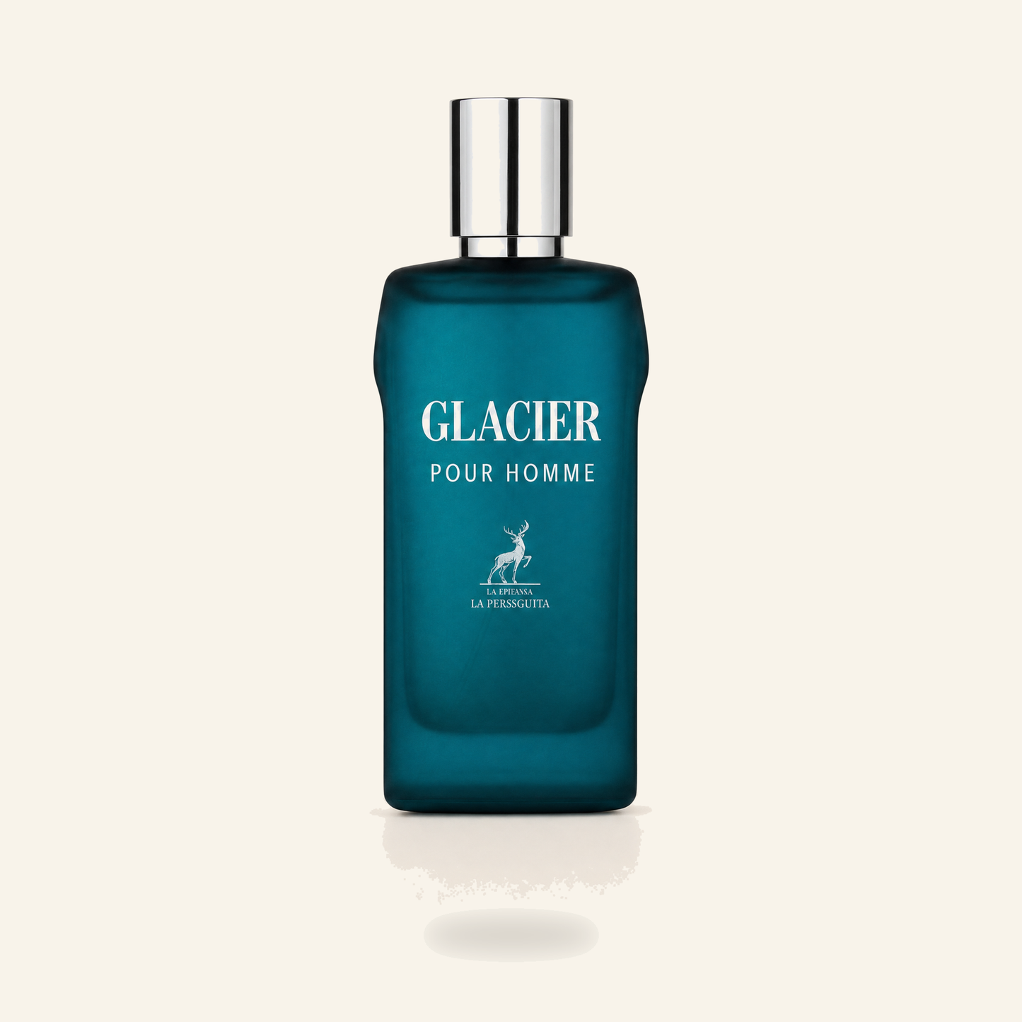 Glacier Pour Homme Herrenparfum EDP 100 ml – Frisch & Maskulin - Produktfoto auf beigem Hintergrund