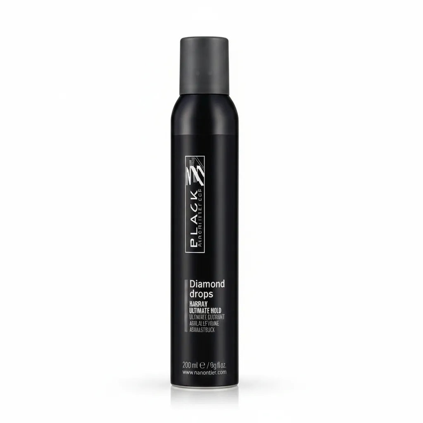 Glanz-Spray & Brillantes Finish Locken Glattes Haar 200ml - Produktfoto auf weißem Hintergrund