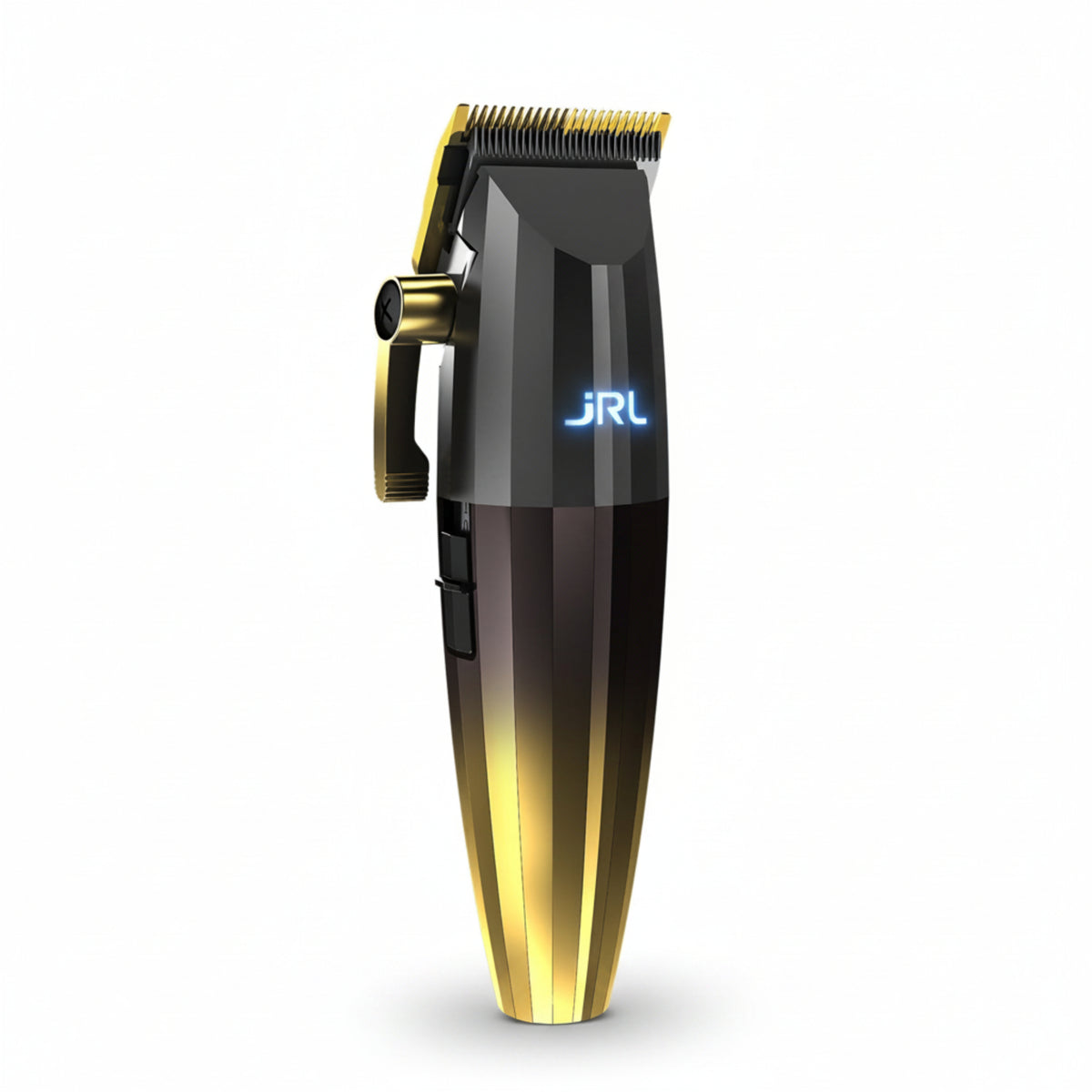 Gold Clipper kabelloser Profi-Haarschneider in Schwarz-Gold mit Hebel