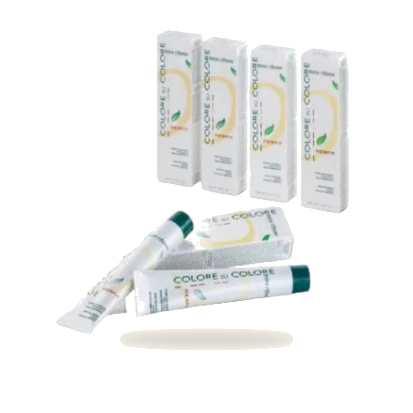 Haarfarbe Ammoniakfrei & Kamille Coloration Profi-Qualität - Produktfoto auf weißem Hintergrund