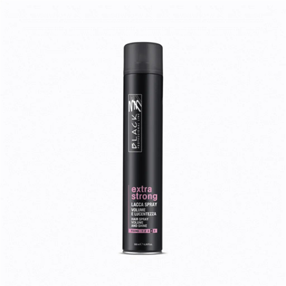 Haarspray Extra-starker Halt & Volumen Glanz Friseurbedarf - Variantenfoto auf weissem Hintergrund