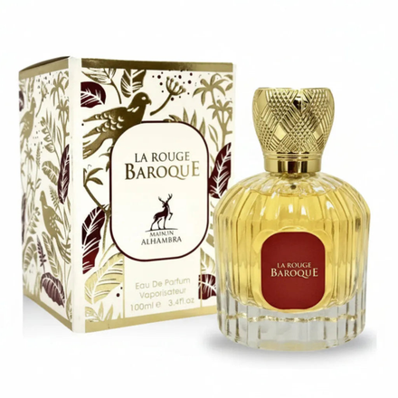 LA ROUGE BAROQUE EDP & Intensiver Eleganter Duft 100 ml - Produktfoto auf weißem Hintergrund