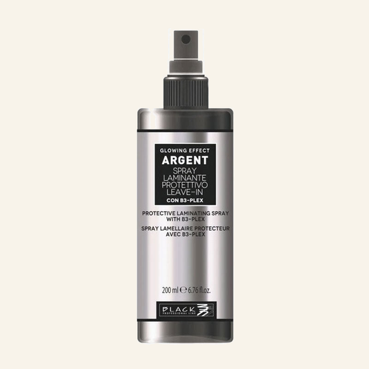 Laminier-Spray B3-PLEX Keravis Ceramide Hitzeschutz Leave-in - Produktfoto auf beigem Hintergrund