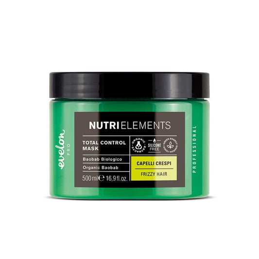 Evelon Pro Nutri Elements Anti-Frizz Haarmaske 500 ml Seidenproteine Arganöl