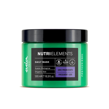 Pflegemaske Trockenes & Feines Haar Bio-Hafer Volumen 500ml - Produktfoto auf weißem Hintergrund