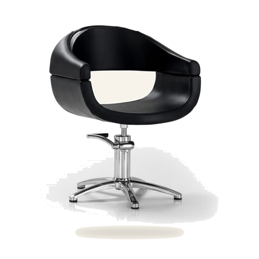 Friseurstuhl & Barberstuhl Eco-Leder Sternfuß Kollektion - Produktfoto auf weißem Hintergrund