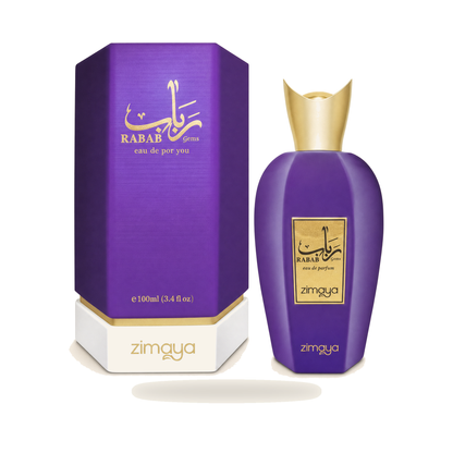 Zimaya Rabab Gems – Unisex Eau de Parfum (100 ml) - Produktfoto auf weißem Hintergrund