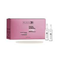 Reinigende Anti-Schuppen-Pflegelotion in 
praktischen Einzeldosisfläschchen. - Produktfoto auf weißem Hintergrund