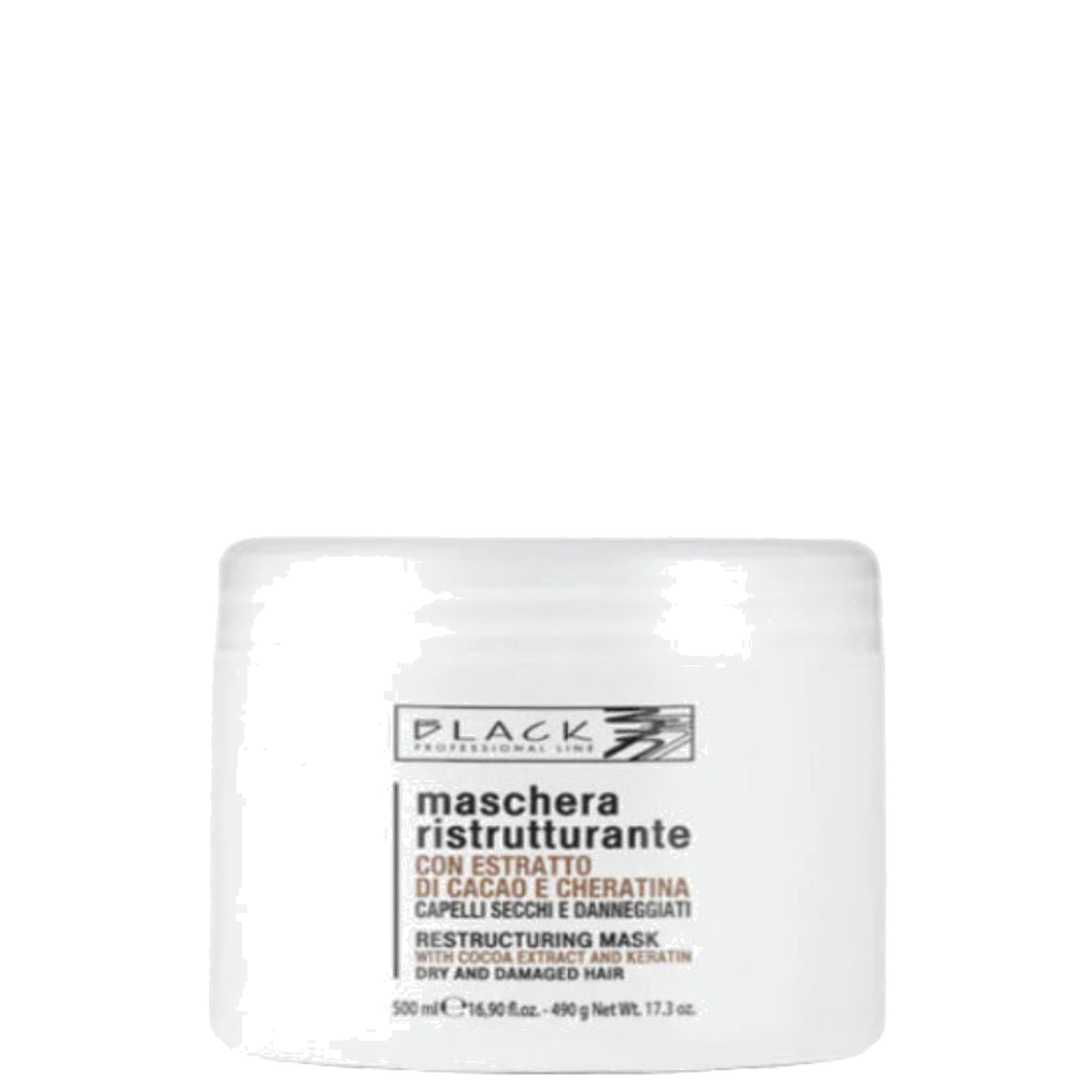 Restrukturierende Maske Kakao & Keratin Haarrepair 500ml - Haarpflege