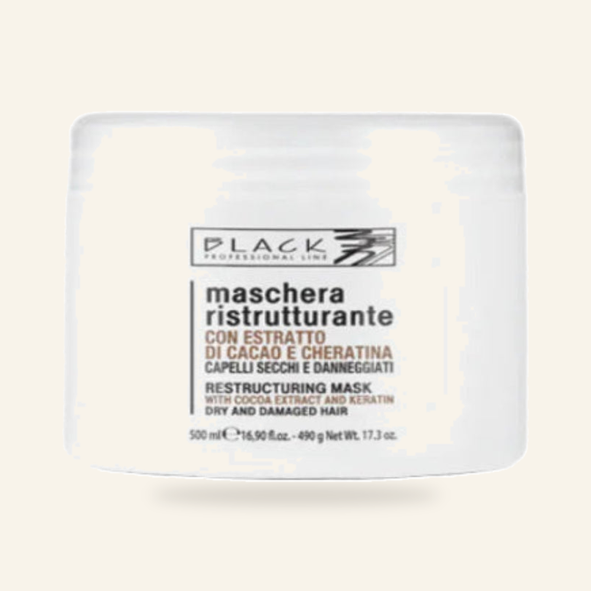 DrKalla Uniform Hero 2048 - Restrukturierende Maske Kakao & Keratin Haarrepair 500ml - f5620a2b35