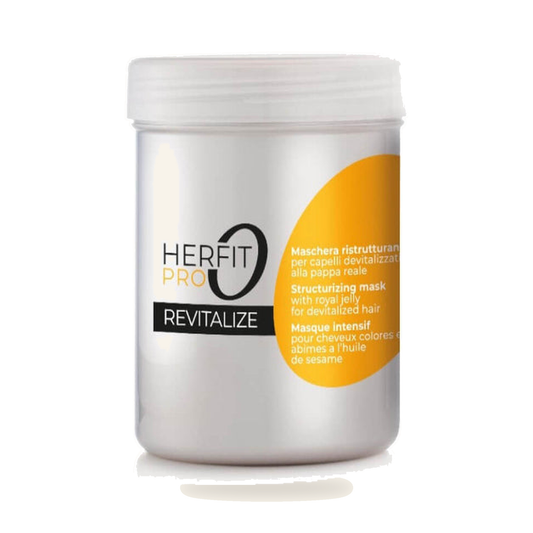 Herfit Pro Revitalisierende Haarmaske 1000 ml - Produktfoto auf weißem Hintergrund