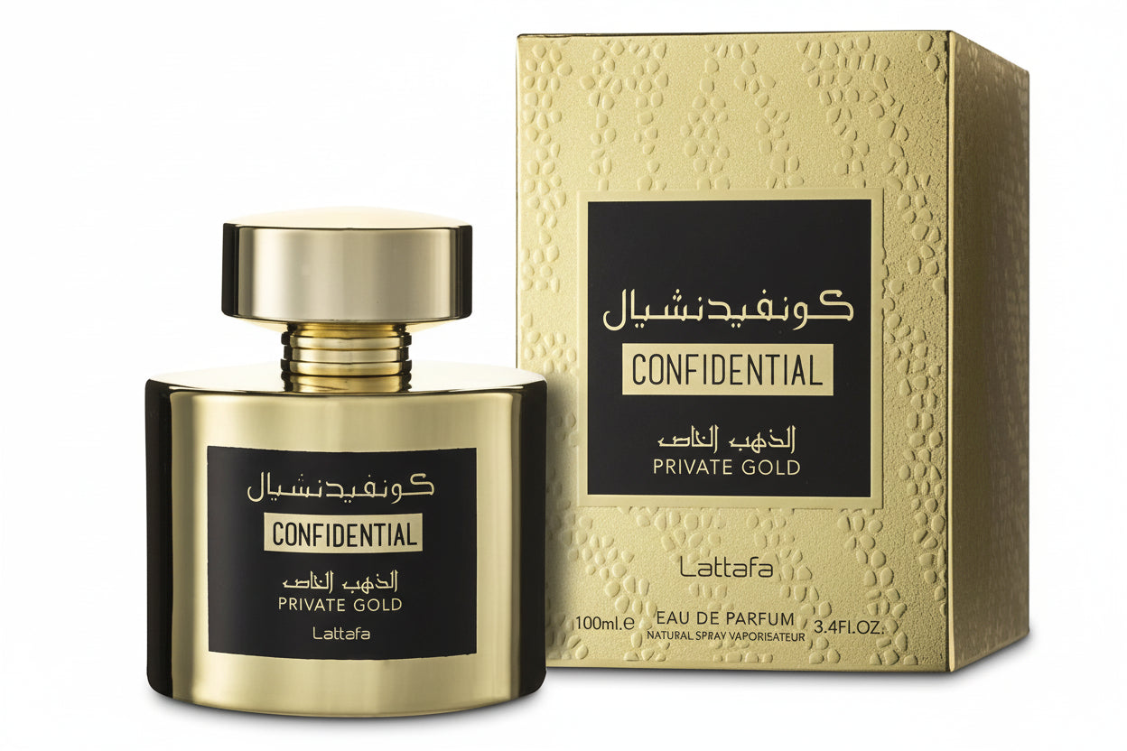 Confidential Private Gold – Unisex Eau de Parfum (100 ml)