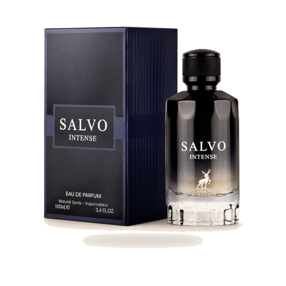 SALVO INTENSE – Eau de Parfum Spray Unisex (100 ml) - Produktfoto auf weißem Hintergrund