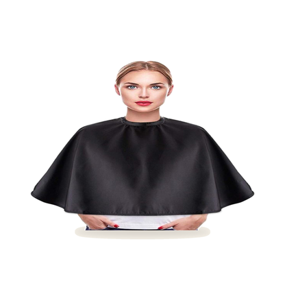 Das praktische Tuch für Salon Friseur Umhang , Friseursalon oder Zuhause. - Produktfoto auf weißem Hintergrund