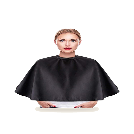 Das praktische Tuch für Salon Friseur Umhang , Friseursalon oder Zuhause. - Produktfoto auf weißem Hintergrund