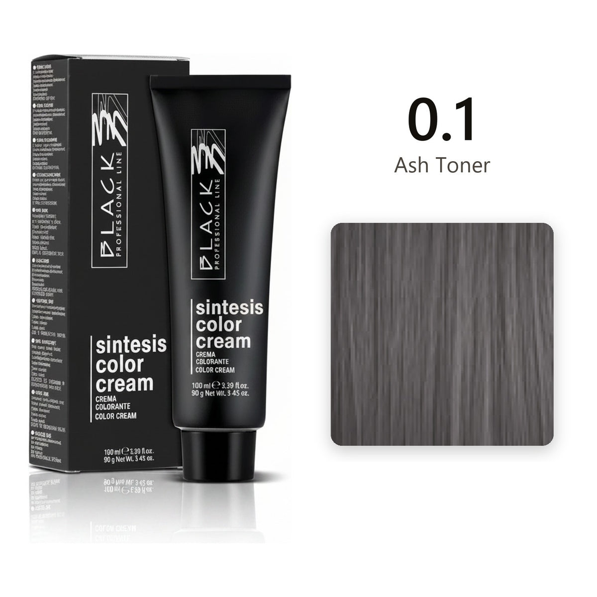 Black Professional Line Sintesis Color Cream 0.1 Ash Toner