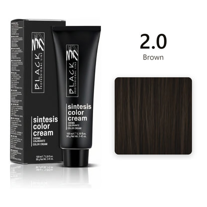 Black Professional Line Sintesis Color Cream 2.0 Brown
