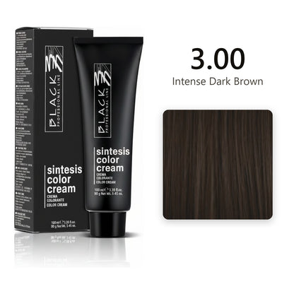 Black Professional Line Sintesis Color Cream 3.00 Intense Dark Brown