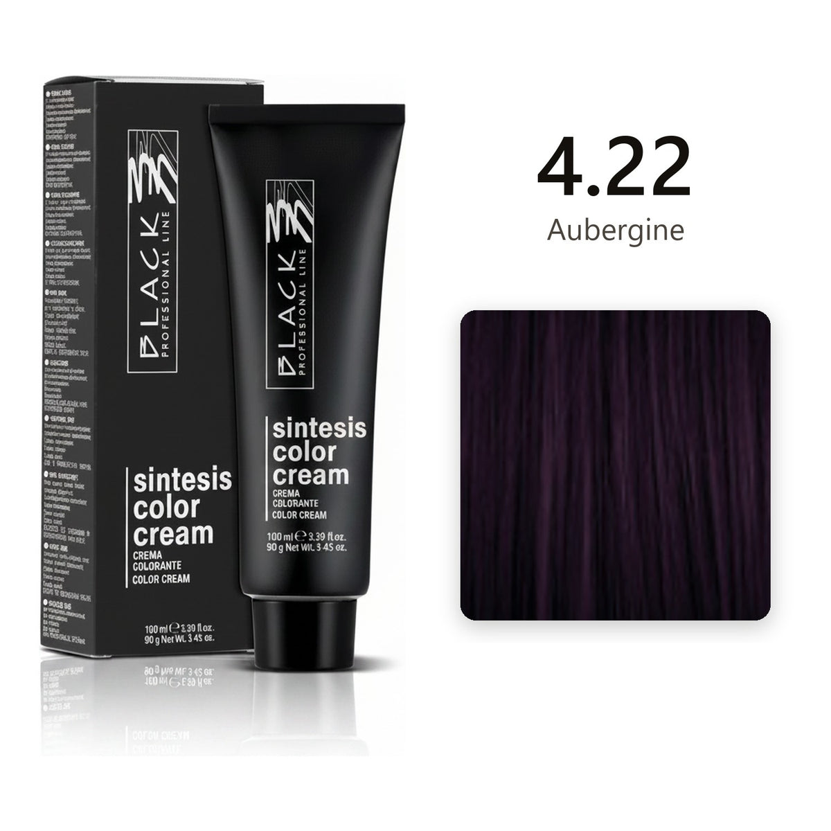 Black Professional Line Sintesis Color Cream 4.22 Aubergine