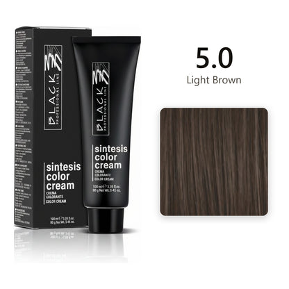 Black Professional Line Sintesis Color Cream 5.0 Light Brown