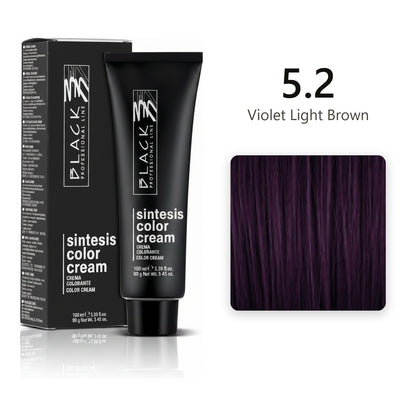 Black Professional Line Sintesis Color Cream 5.2 Violet Light Brown
