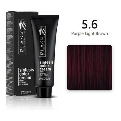 Black Professional Line Sintesis Color Cream 5.6 Purple Light Brown