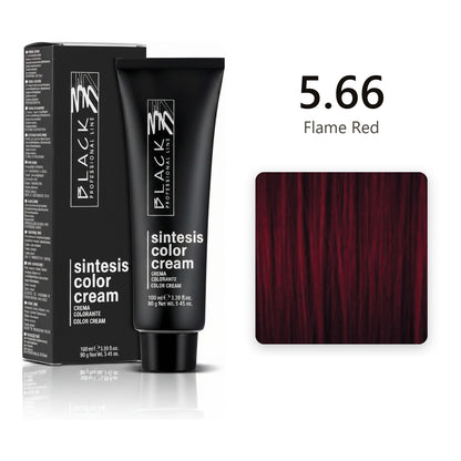 Black Professional Line Sintesis Color Cream 5.66 Flame Red