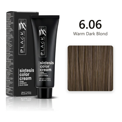 Black Professional Line Sintesis Color Cream 6.06 Warm Dark Blond