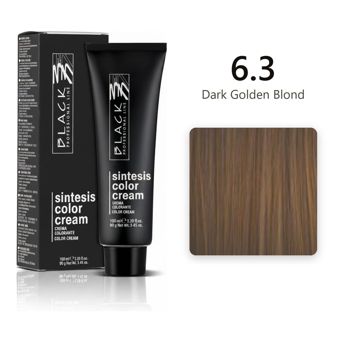 Black Professional Line Sintesis Color Cream 6.3 Dark Golden Blond
