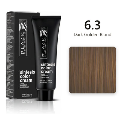 Black Professional Line Sintesis Color Cream 6.3 Dark Golden Blond