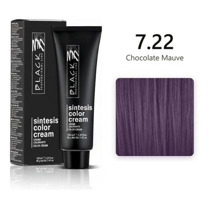 Black Professional Line Sintesis Color Cream 7.22 Chocolate Mauve