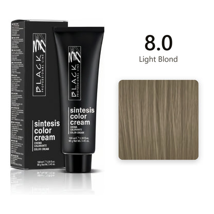 Black Professional Line Sintesis Color Cream 8.0 Light Blond