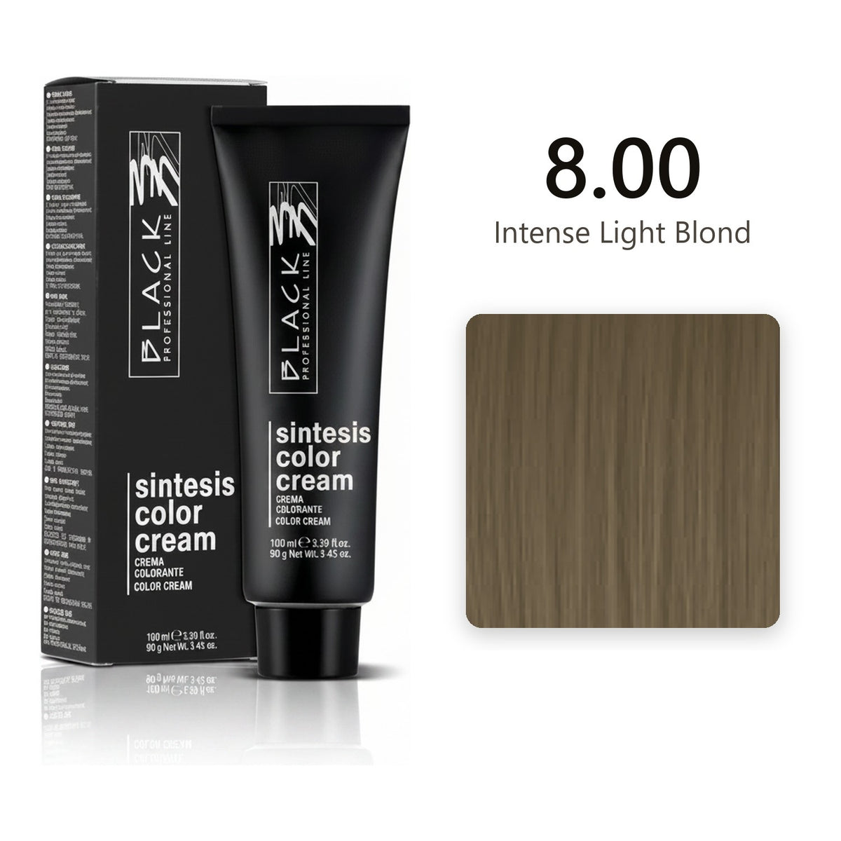 Black Professional Line Sintesis Color Cream 8.00 Intense Light Blond