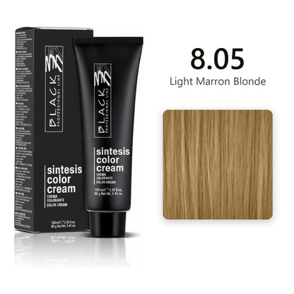 Black Professional Line Sintesis Color Cream 8.05 Light Marron Blonde