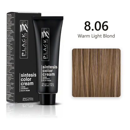Black Professional Line Sintesis Color Cream 8.06 Warm Light Blond