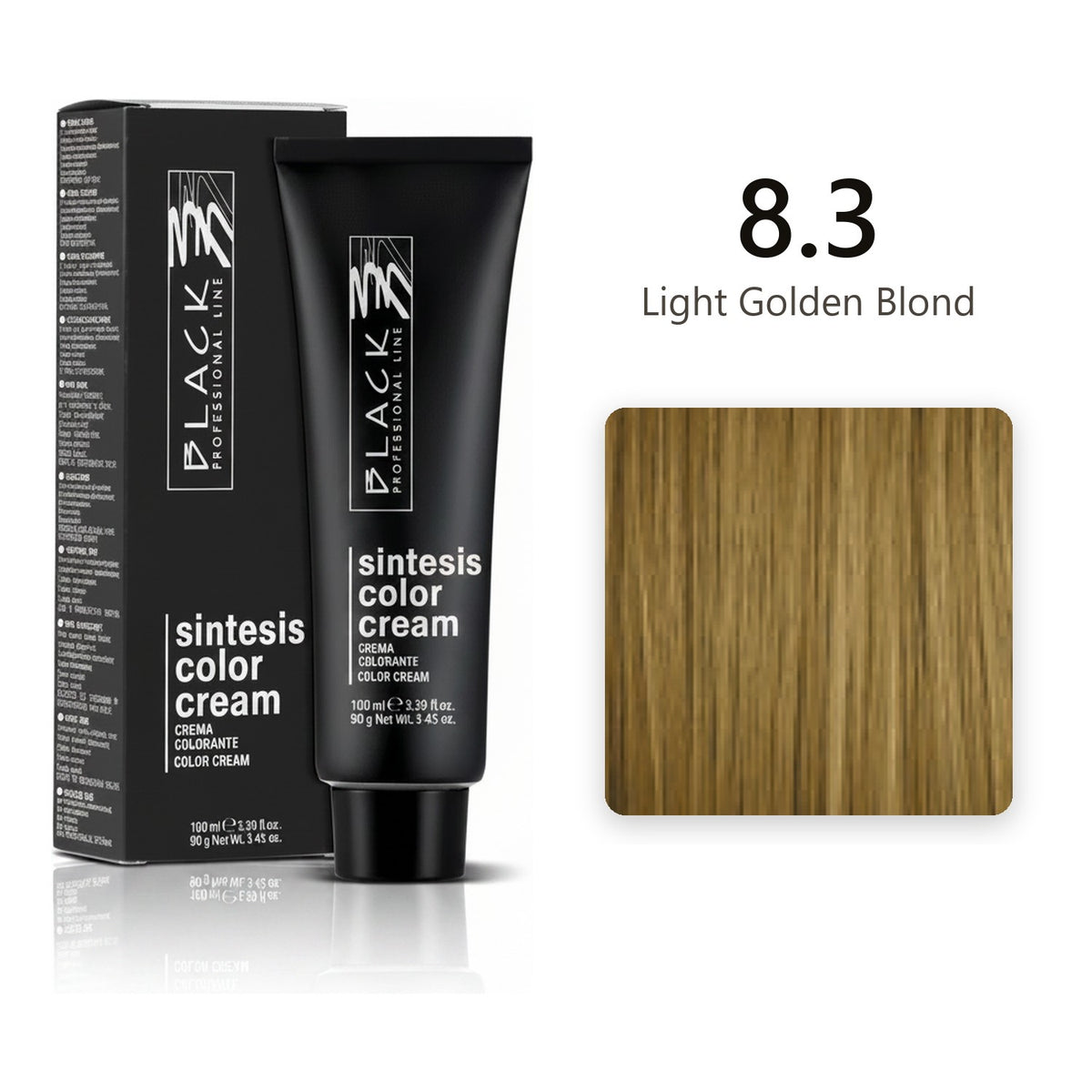 Black Professional Line Sintesis Color Cream 8.3 Light Golden Blond